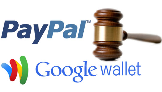 PayPal não gosta de Google Wallet