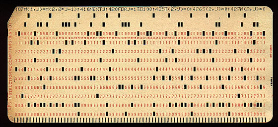 Punched Card A Primeira Memória Dos Computadores Digitais