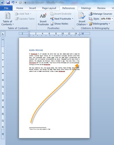 Como criar um documento do Word?