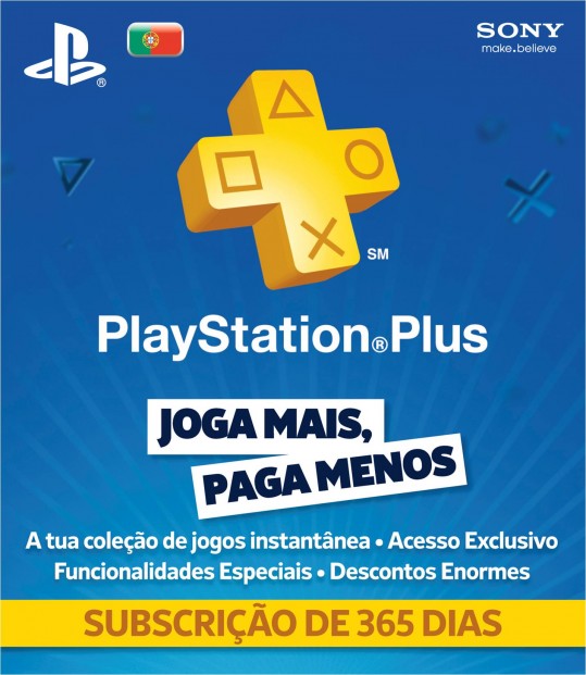 PlayStation Plus - Desconto de 30€ na subscrição