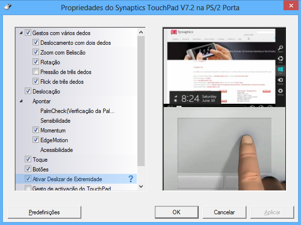 Registry Update For Synaptics Touchpad Driver