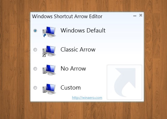 (Windows Shortcut Arrow Editor )