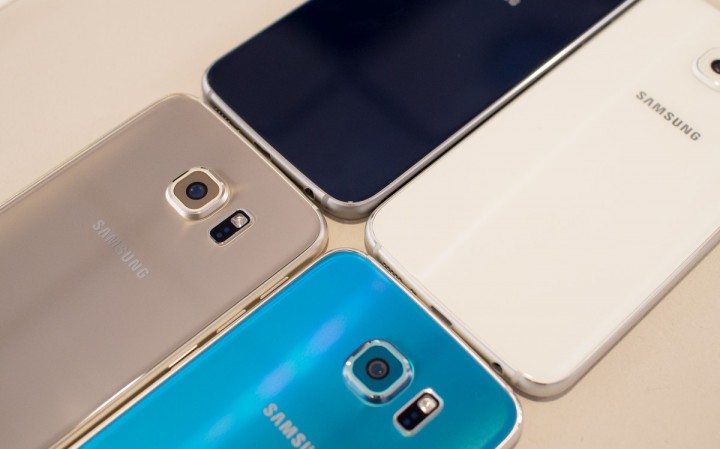 Samsung Galaxy S6 - cores disponíveis