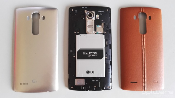 LG G4 - Slot para cartão micro SIM e microSD