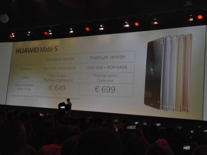 Huawei Mate S - Preços