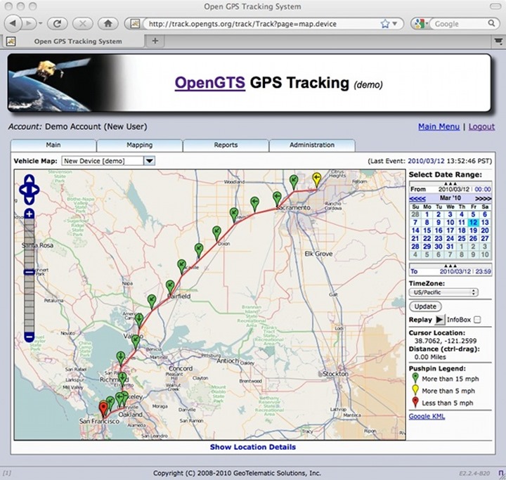 OpenGTS: A plataforma gratuita GPS para tracking de veículos