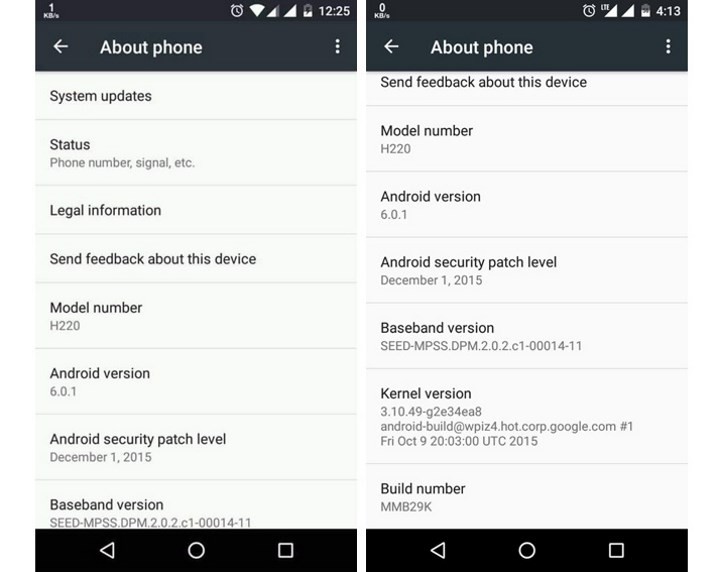  Android 6.0.1 Marshmallow 
