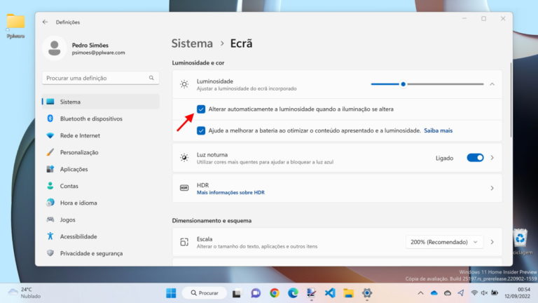 Ativar No Windows O Brilho Autom Tico Do Ecr Do Pc Para Se Proteger