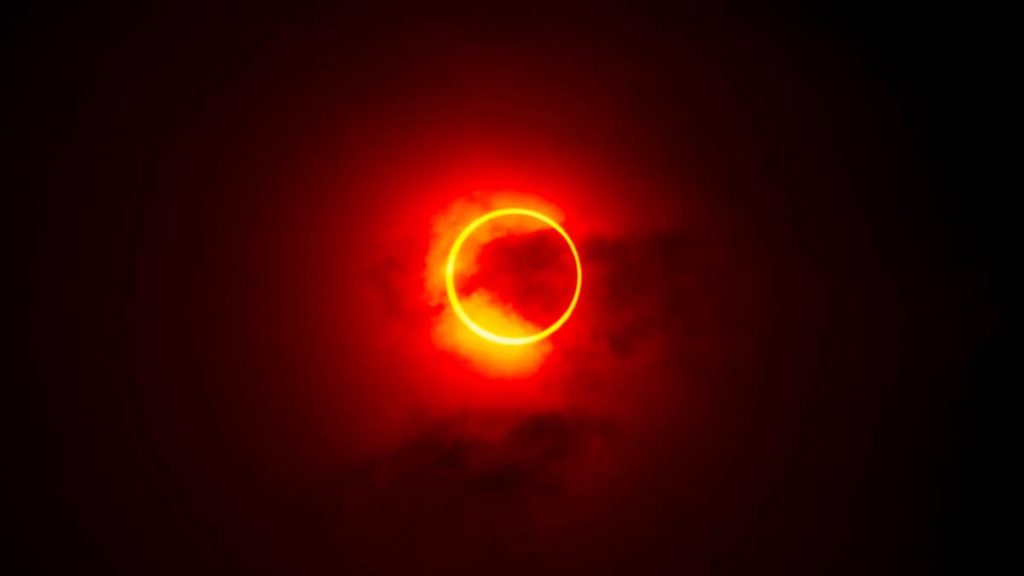 Nasa Mostra Um V Deo Do Impressionante Eclipse Anel De Fogo