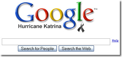 Google Hurricane Katrina