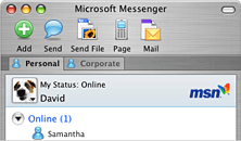 MSN Messenger 5.0 MAC