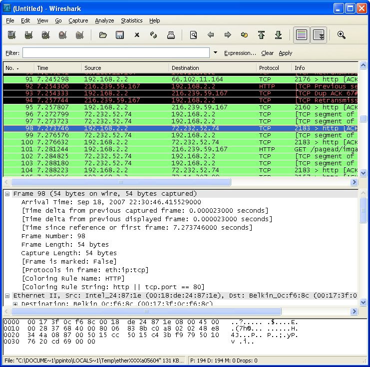 download wireshark for windows xp