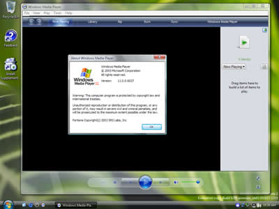 Novo Windows Media Player 11