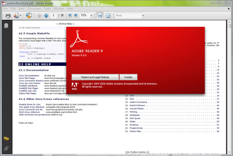 acrobat reader 9 free download for xp