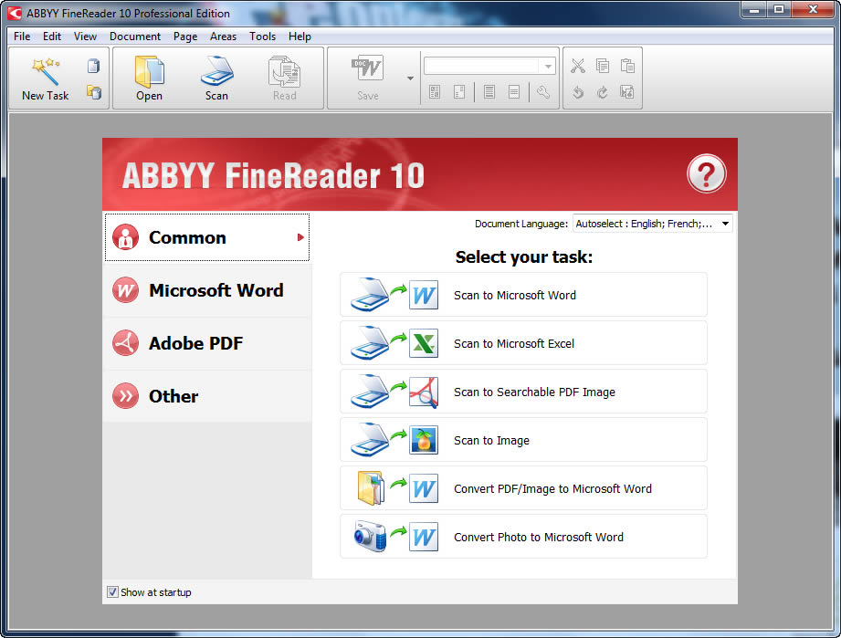 ABBYY FineReader Software