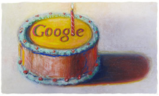 Aniversário Google