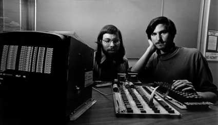 Steve Wozniak com Steve Jobs