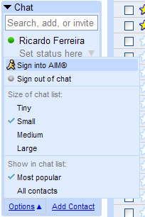 Gmail Chat AIM