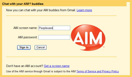 Gmail Chat AIM 2