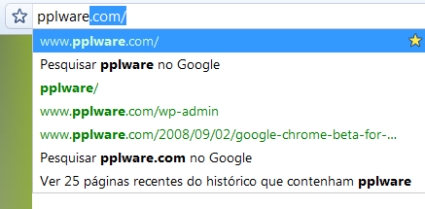 Google Chrome - Omnibox