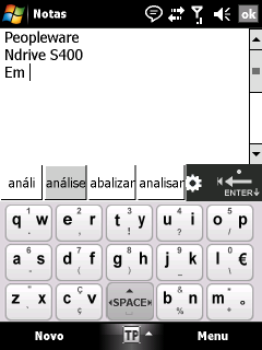 NDrive S400 - TouchPal