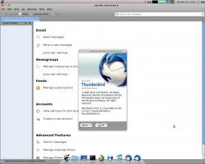 Screenshot Thunderbird - Latest Mozilla Build - Ubuntu 9.10