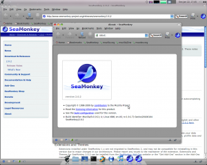 Screenshot SeaMonkey - Latest Mozilla Build - Ubuntu 9.10