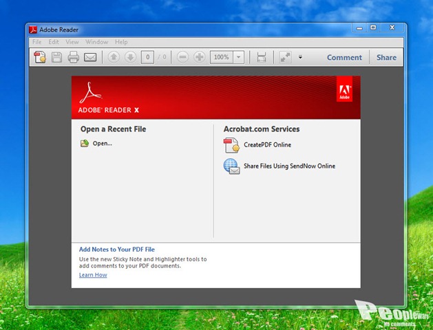 acrobat reader x free download for xp