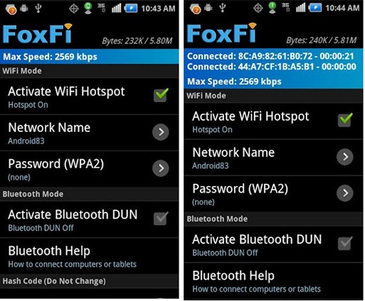 foxfi android to ipad bluetooth without jailbreak