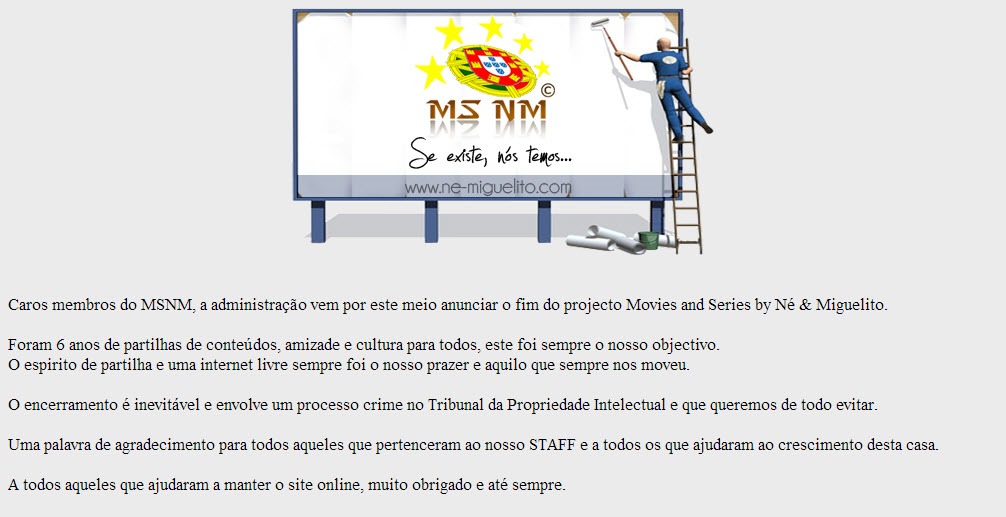O maior site português de “pirataria” fechou. Milhares de fãs pedem o  regresso do Wareztuga.tv - Internet - SAPO Tek