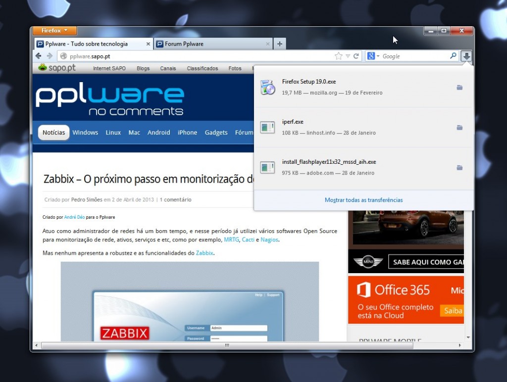 Firefox 20 já está disponível para actualização