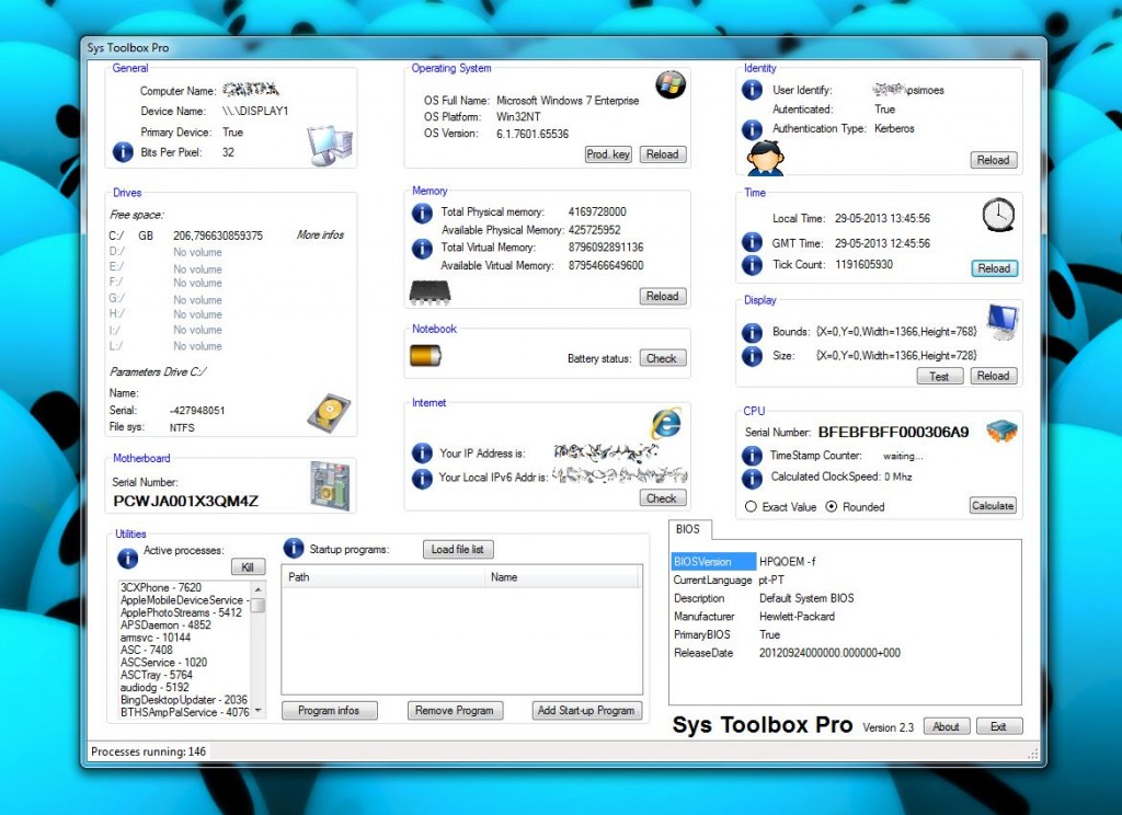 Sys Toolbox Pro – Saiba mais um pouco sobre o seu PC