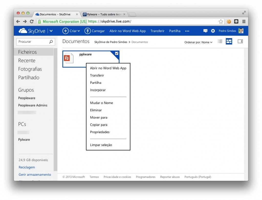 Microsoft disponibiliza leitura de PDF’s no Office Web Apps
