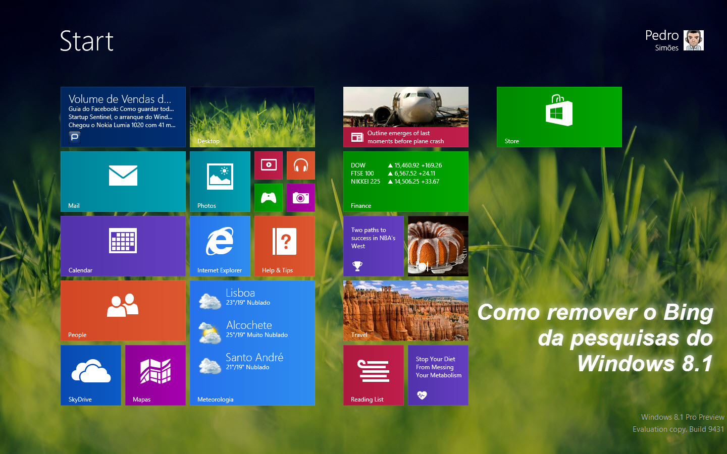Dica: Como remover o Bing da pesquisa do Windows 8.1