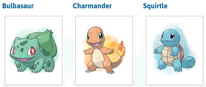 A Nintendo Direct revelou que Bulbasaur, Charmander e Squirtle voltarão em  Pokémon X & Y, com direito a Mega Evoluções!