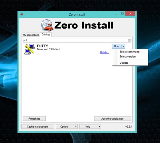 Zero Install 2.25.0 instal the new for mac