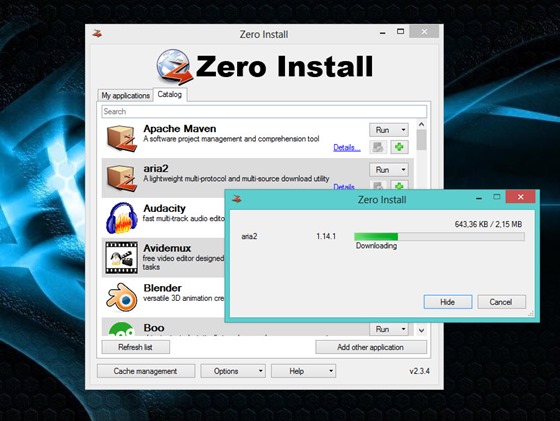 Zero Install 2.25.0 instal the new version for android