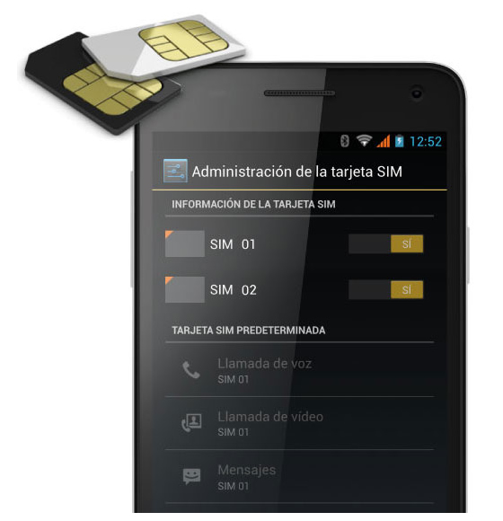 Dual SIM, pode utilizar dois cartões mesmo sendo de dois operadores diferentes