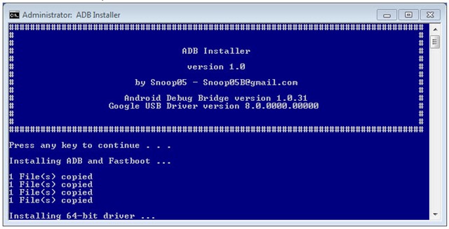 install adb and fastboot drivers