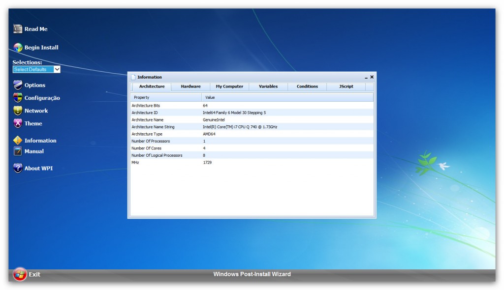 Personalize a instalação do Windows com o WPI Wizard