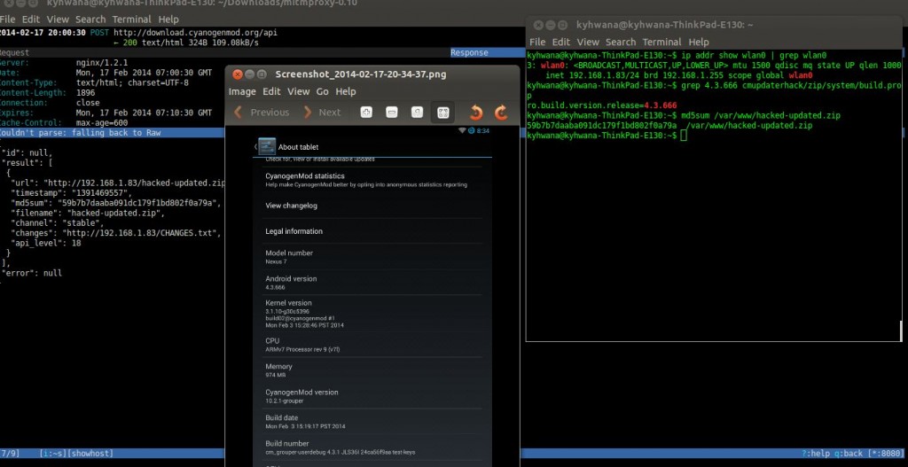 Cyanogenmods Updater vulnerável a ataques man-in-the-middle