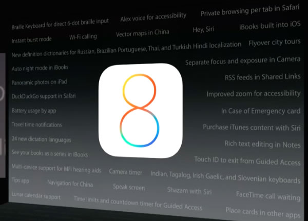 Dezenas de novidades que trará o iOS 8