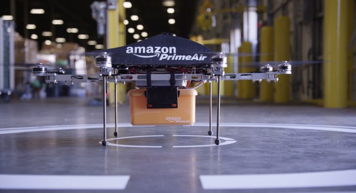 Amazon decidida a entregar encomendas através de drones