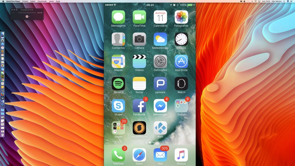 Dica: Grave o ecrã do iPhone ou iPad directamente no OSX