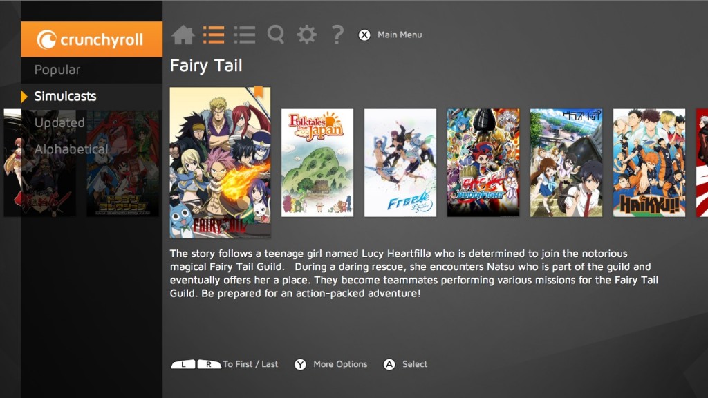 Crunchyroll: Anime na sua Wii U