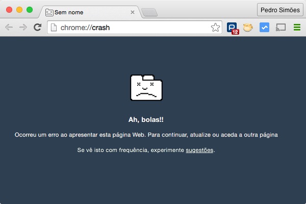Descoberta string de texto que compromete o Chrome no OSX