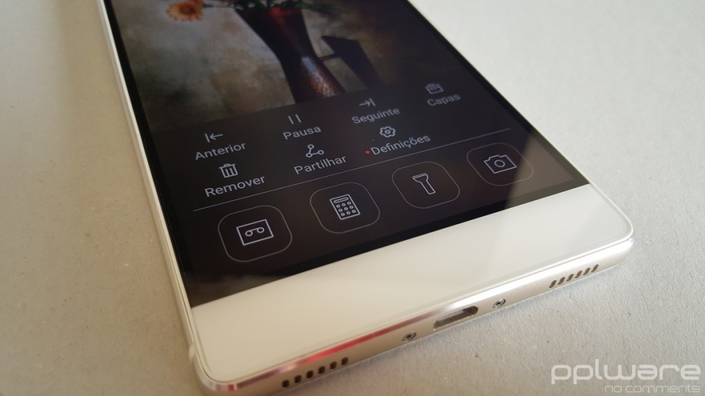 Huawei P8 - Funcionalidades no ecrã de bloqueio