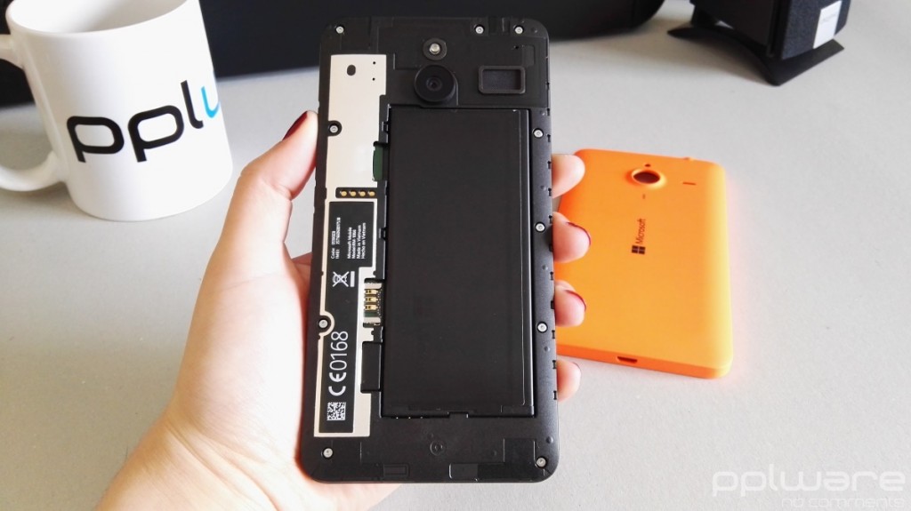 Lumia 640 XL - Cartões e Bateria
