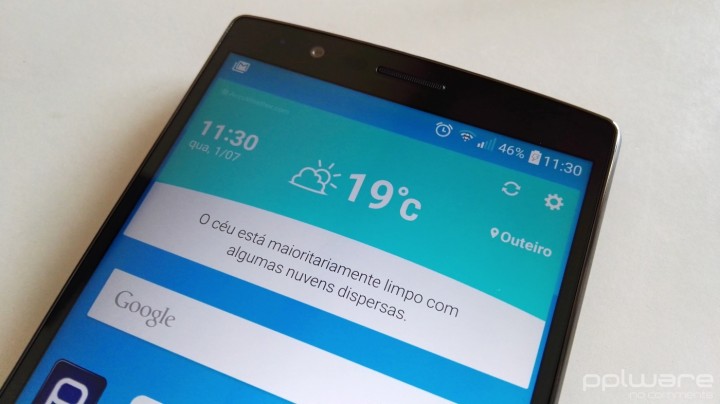 LG G4 - Widget de Meteorologia