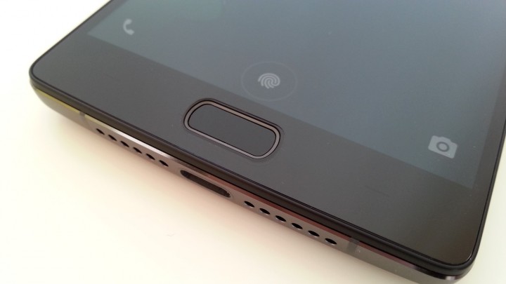 OnePlus 2 - Sensor biométrico de impressões digitais